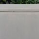 Communication door h221xl90cm old paneled, molded, interior