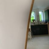 Brass mirror
