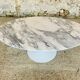 Eero Saarinen coffee table, oval, "Tulip" by Knoll International, circa 70's