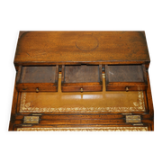 Harrods Kennedy Leather Slope Desk with Drawers