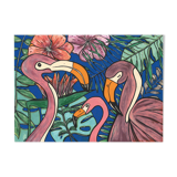 Illustration "flamingo" peinture