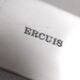 Ercuis Perles 24 knives, 12 table knives + 12 cheese knives in silver-plated metal, nearly new.
