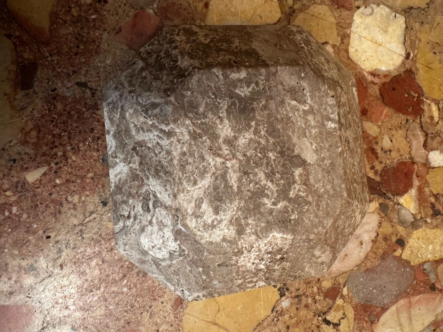 Ashtray, marble catch-all.