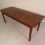 Antique oak French dining table