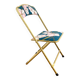 Chaise pliante vintage upcyclée