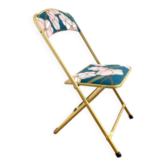 Upcycled vintage folding chair - Olga