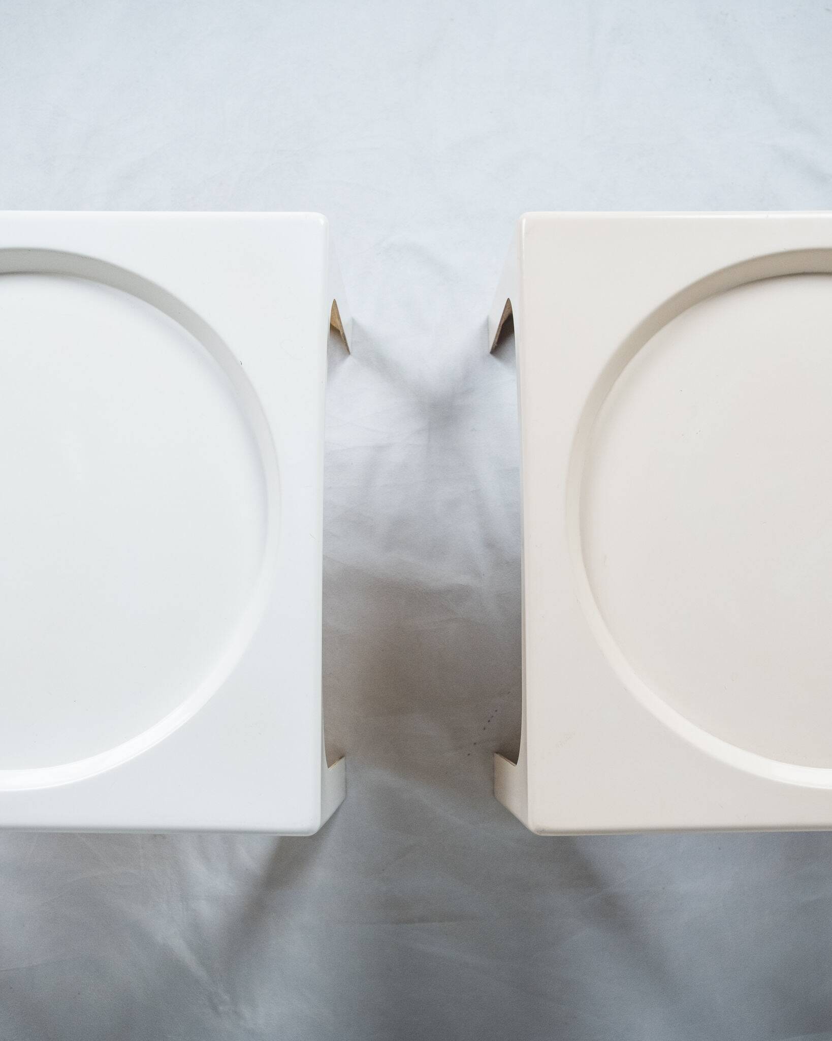 Paire de tables d'appoint Ozoo Marc Berthier pour Prisunic, 1970s