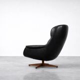 Fauteuil pivotant moderne scandinave vintage du milieu du siècle de Selig
