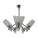 Mid-century chandelier by Drukov,  1960