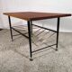 Coffee table steel and brass 1950