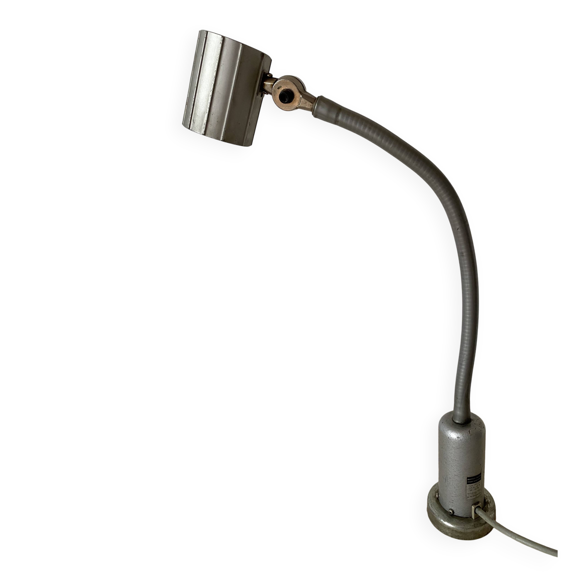 Industrial lamp, Waldmann HPM20 workshop lamp with magnet.