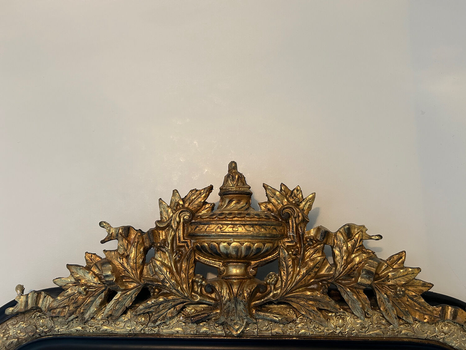 Superb Napoleon III mercury mirror – 115 cm – original gilding – X