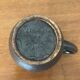 Old ST CLEMENT Ceramic Pitcher Black Green Interior 50's Vintage #B921