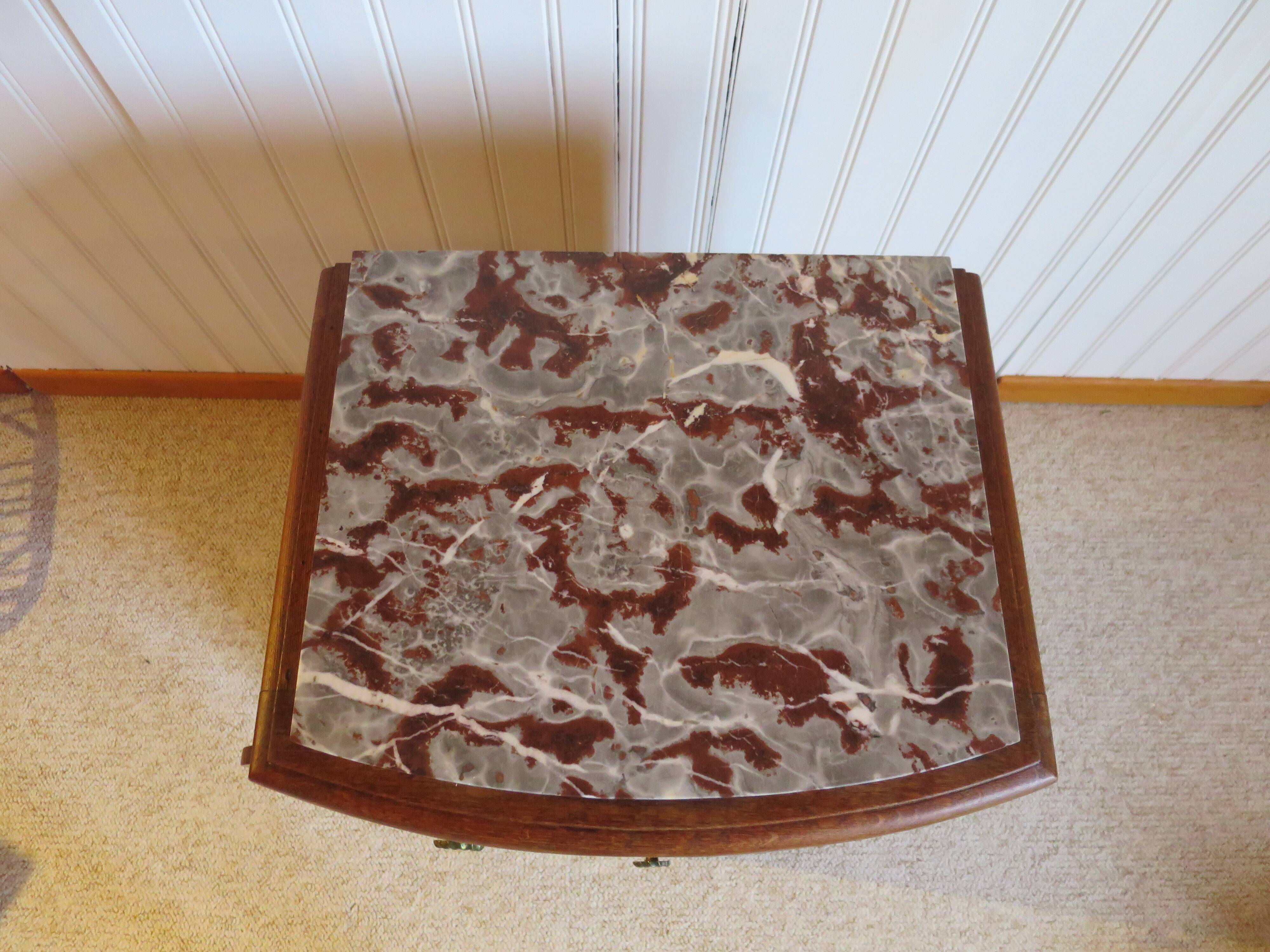 Bedside table - occasional furniture - Art Deco - 1 door - 1930s