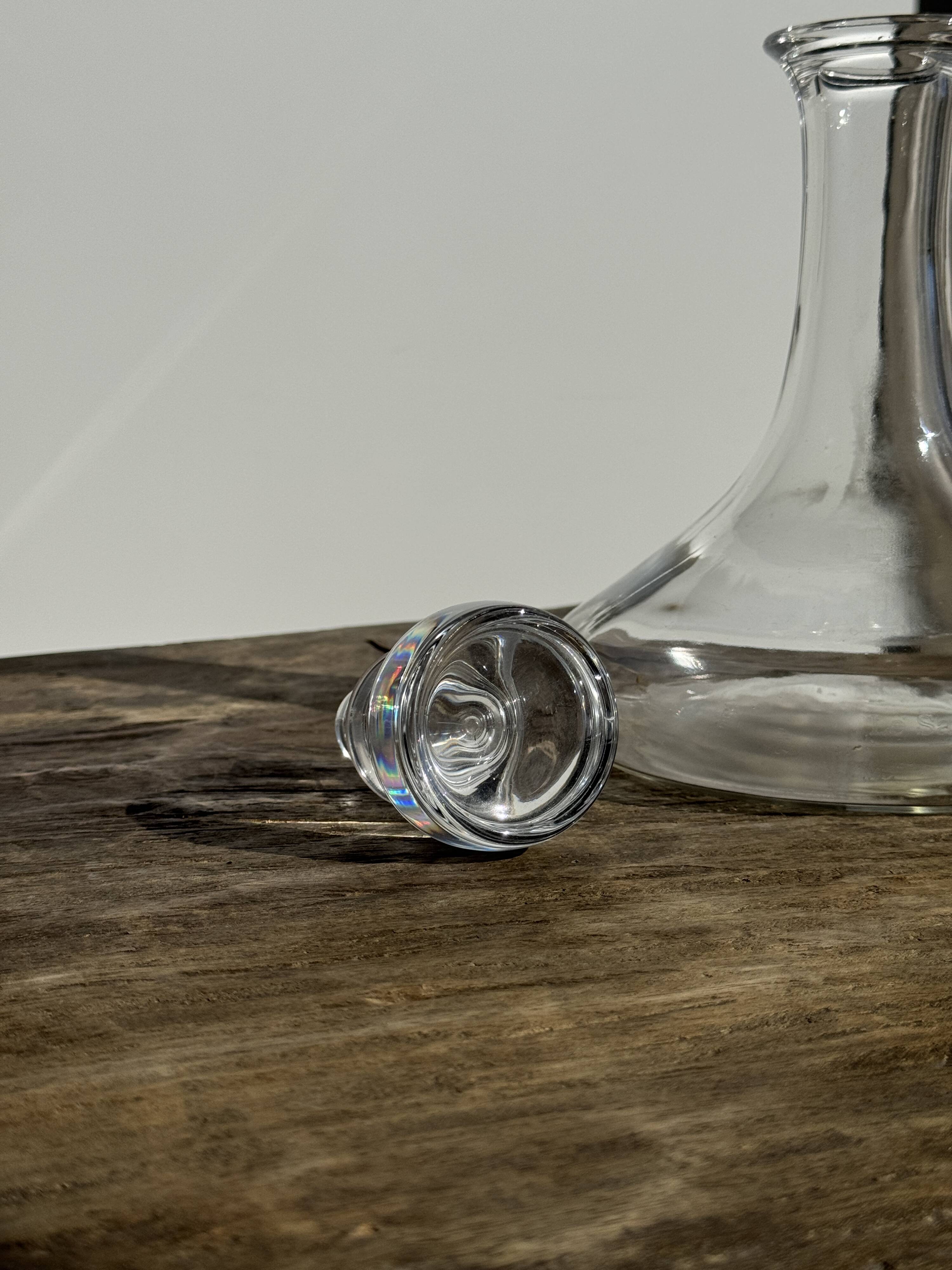 Carafe à décanter vintage à bouchon plat H24