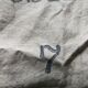 Burlap postal bag '' la poste ''