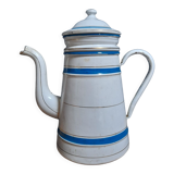 Old enameled coffee pot