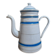 Old enameled coffee pot