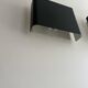 Pair of vintage Doria Leuchten wall lights, matte black, Germany 1970s