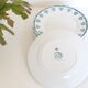Dessert plate in earthenware style Ceranord iron earth