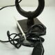 Vintage French brutalist iron lamp base