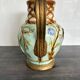 Pichet barbotine 19th century with bird decoration.