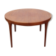Table de repas ronde en teck, 4/10 pers.