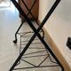 Metal serving trolley