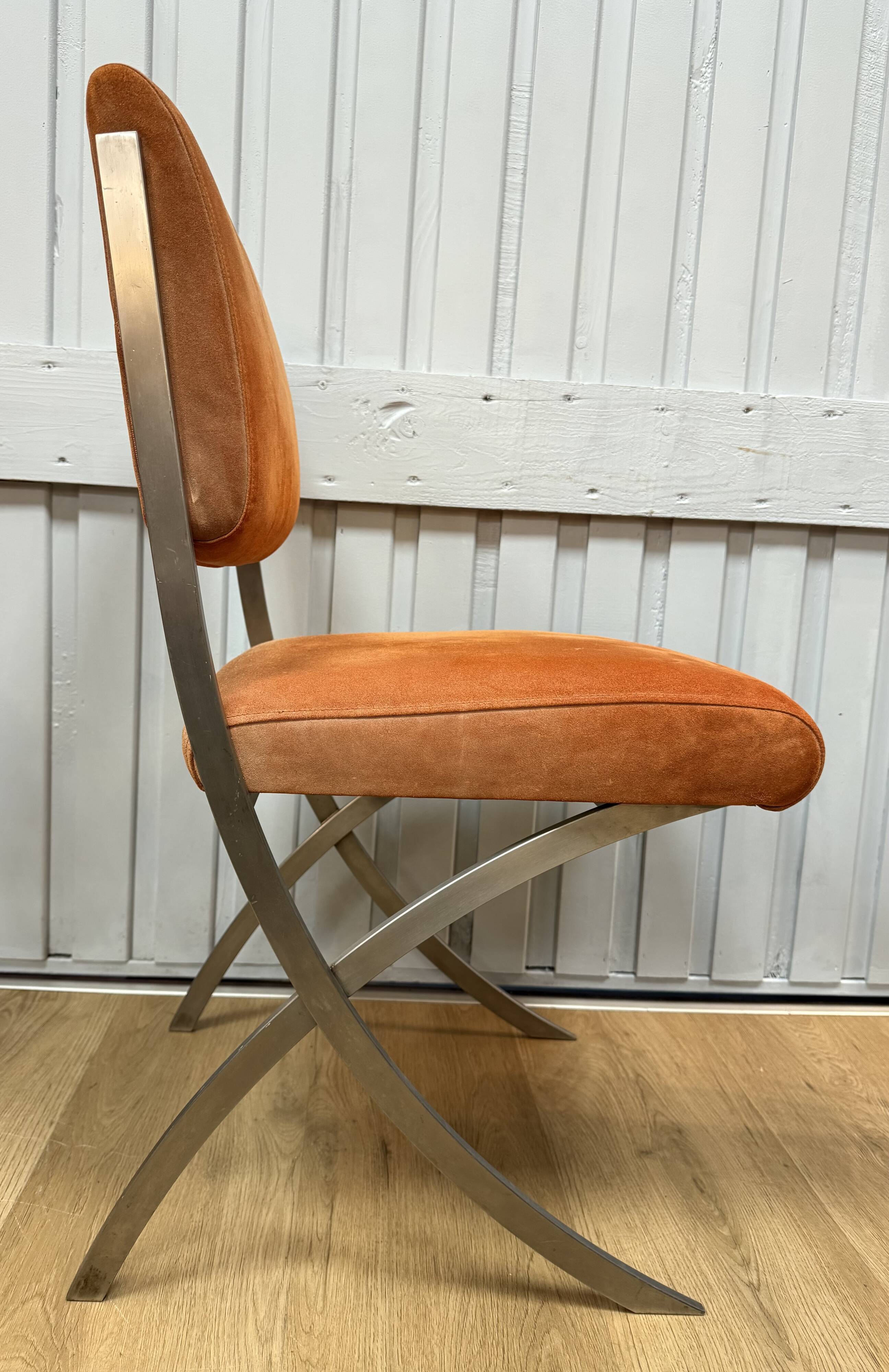 Set of 4 chairs by Paul Legeard