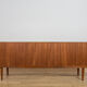 Mid-Century Large Teak Tambour Door Sideboard, Denmark, 1960s