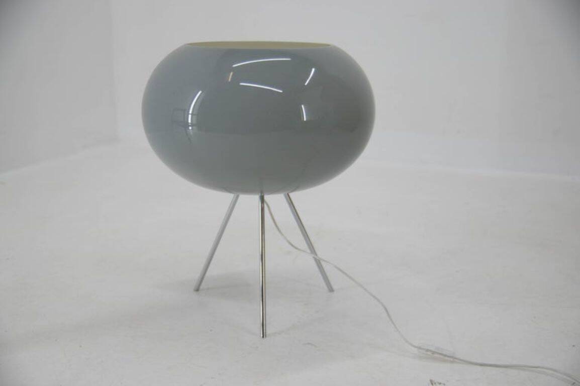 Modern Italian Glass and Steel Floor Lamp by Fontana Arte, 2010s