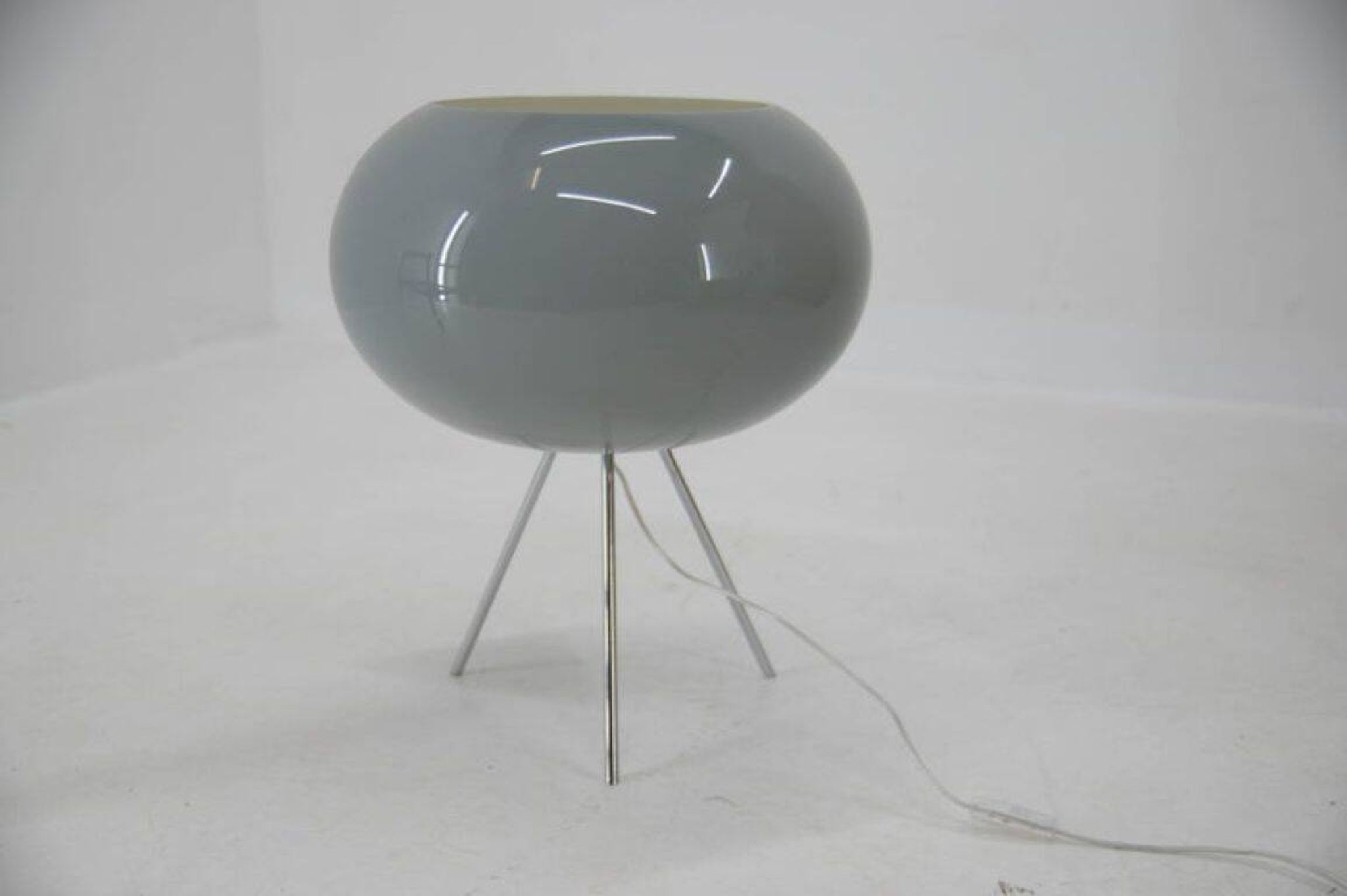 Modern Italian Glass and Steel Floor Lamp by Fontana Arte, 2010s
