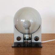 White-gray SIRIO lamp by Brazzoli & Lampa for Guzzini, Italy 1970s
