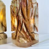 Pair of Onyx Bedside Lamps