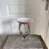 Antique Medusa Red Cup Vase Jozefina Krosno Octopus Blown Glass 30CM