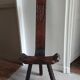 Brutalist tripod chair, 1940s