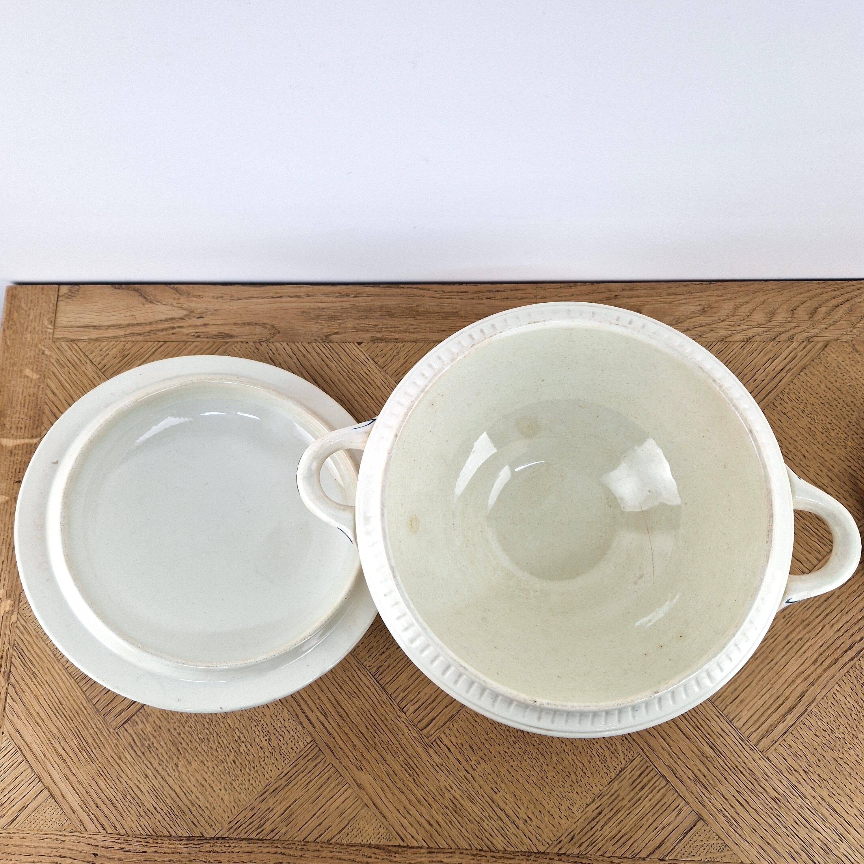 EC Salins Trianon model soup tureen in earthenware