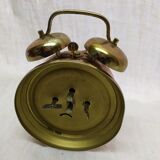 Mechanical revival Kiple Bell copper chrome metal Old Vintage brocanteespritdantan