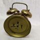 Réveil mécanique Kiple Cloche métal chromé cuivre Ancien Vintage brocanteespritdantan