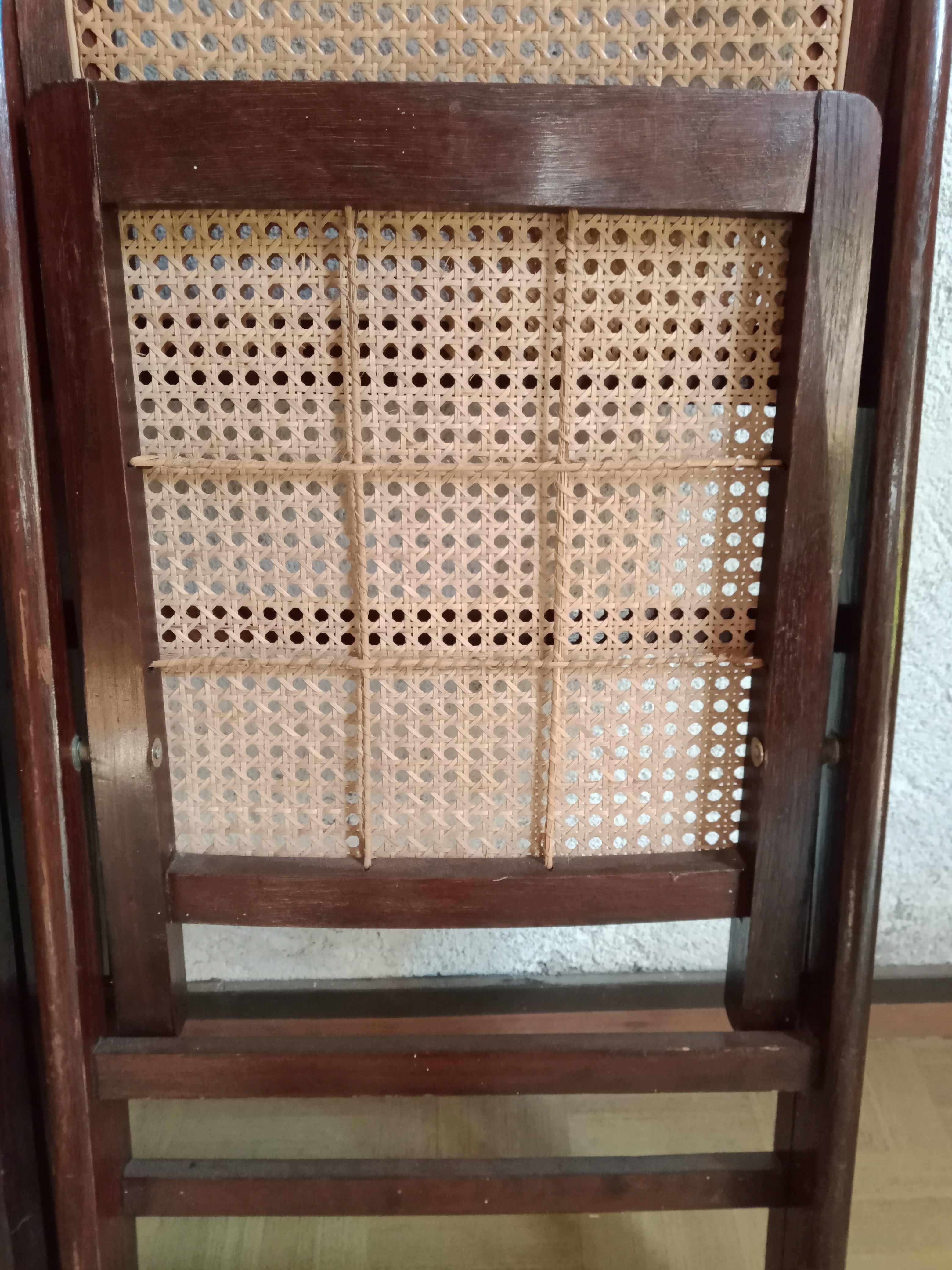 70s folding chairs canning chairs set of four