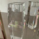 Set of 4 crystal candle holders from the 70s