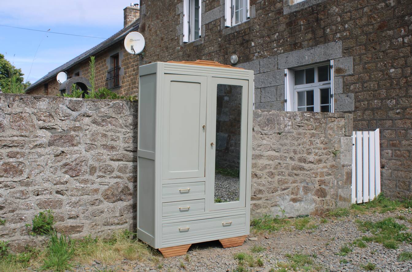 Armoire parisienne art déco vintage