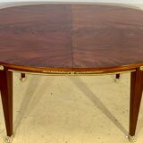 Oval mahogany table Empire style
