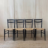 Serie de 4 chaises italienne - 1960