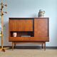 Enfilade vintage, meuble bar ancien, buffet