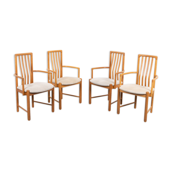 Set of 4 Danish dining chairs by Hans J. Frydendal for Boltinge Stolefabrik