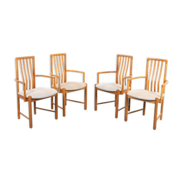 Set of 4 Danish dining chairs by Hans J. Frydendal for Boltinge Stolefabrik