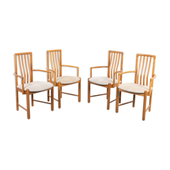 Set of 4 Danish dining chairs by Hans J. Frydendal for Boltinge Stolefabrik