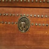 Curved wooden shawl box
