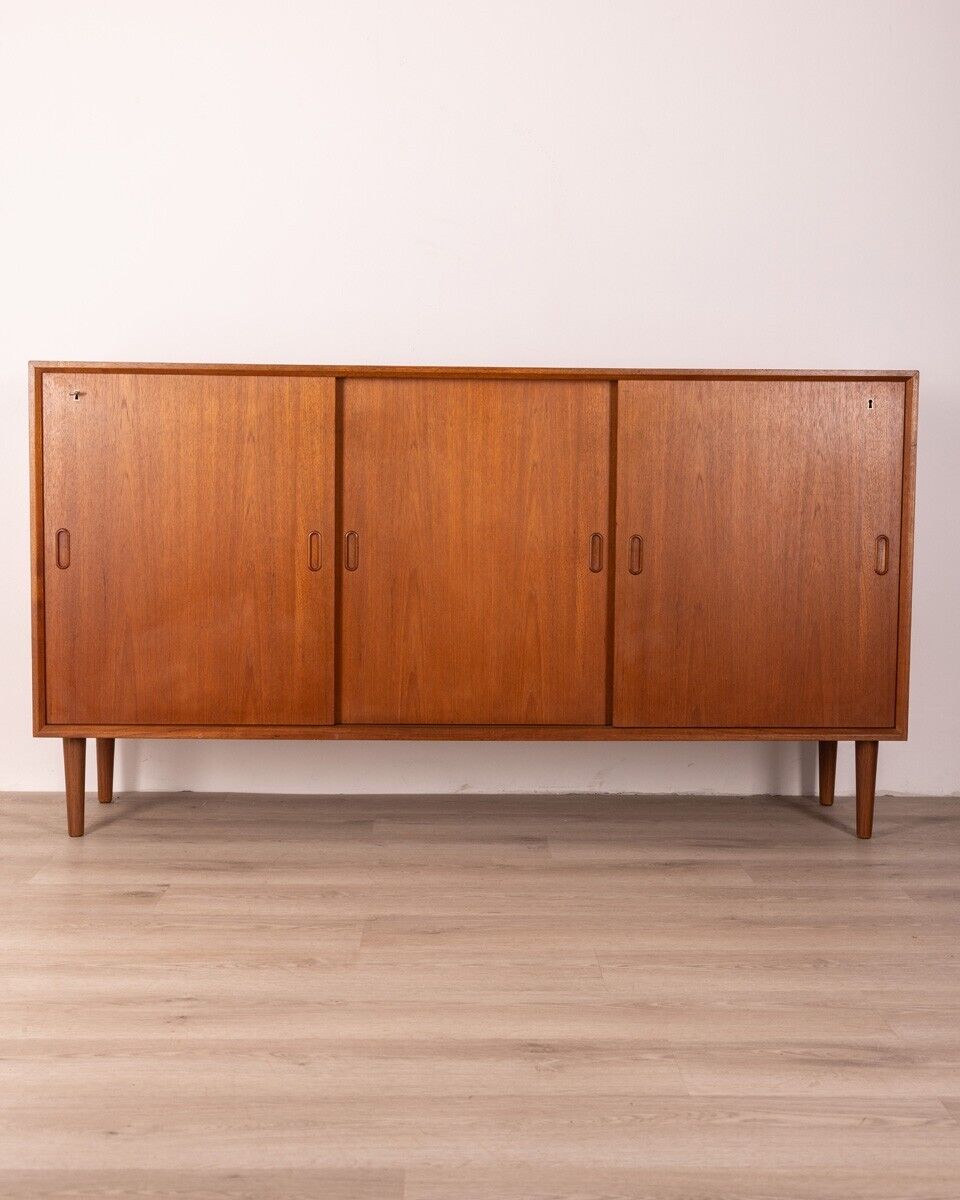 1970s vintage teak wood sideboard danish